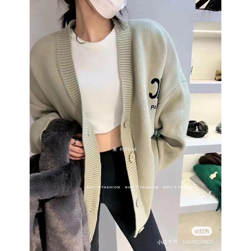 ÁO CADIGAN LEN CE LIN FREESIZE CHẤT ĐANH KHÔNG XÙ HÀNG QCCC