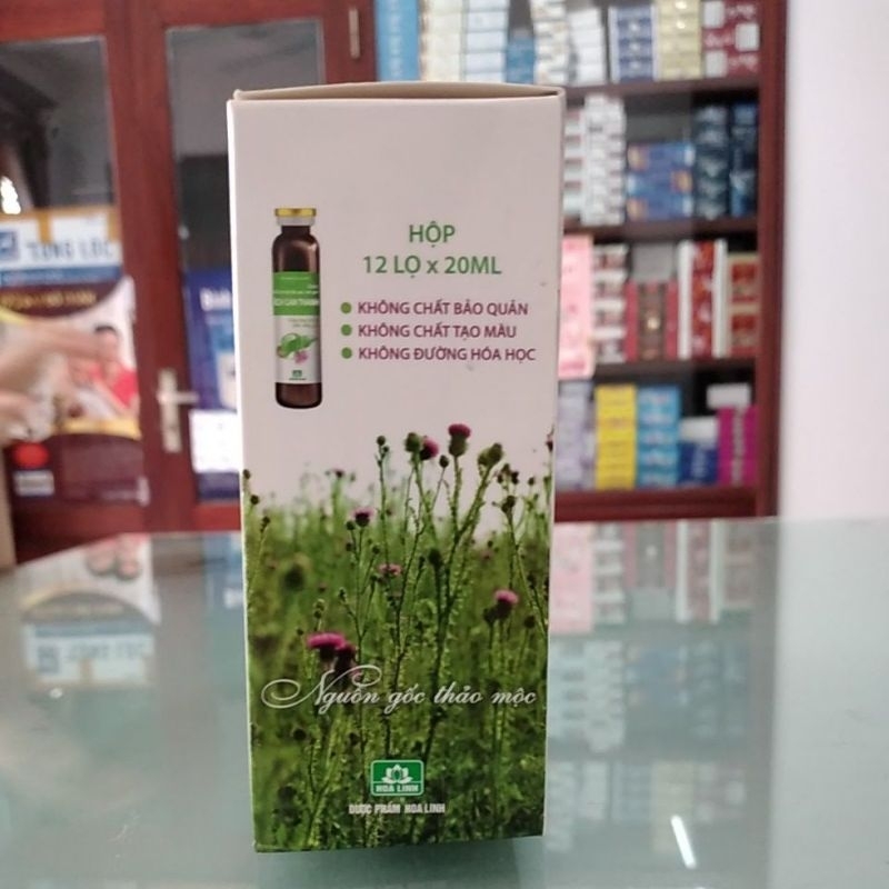 ÍCH CAN THANH Tonic Hỗ trợ thải độc gan, mát gan, tăng cường chức năng gan hộp 12 lọ