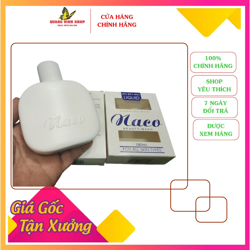 Sữa rửa mặt NACO 180g