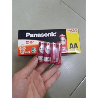 [1 vỉ = 4 viên] Pin tiểu Panasonic, Pin AA 1.5V, Bin 2A, Bin tiểu (Bin đồng hồ) Panasonic