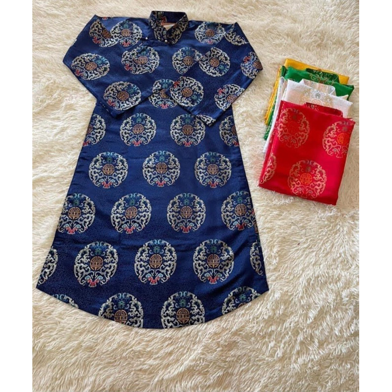 Các Mẫu áo Quan gấm trơn _mặc nhẹ mát _khăn áo hầu đồng