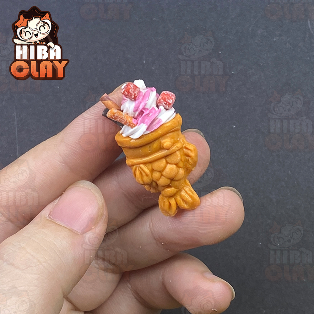Mô hình kem cá mini, Mini Food, đồ ăn tí hon , đồ ăn mini mô hình cho búp bê DIY