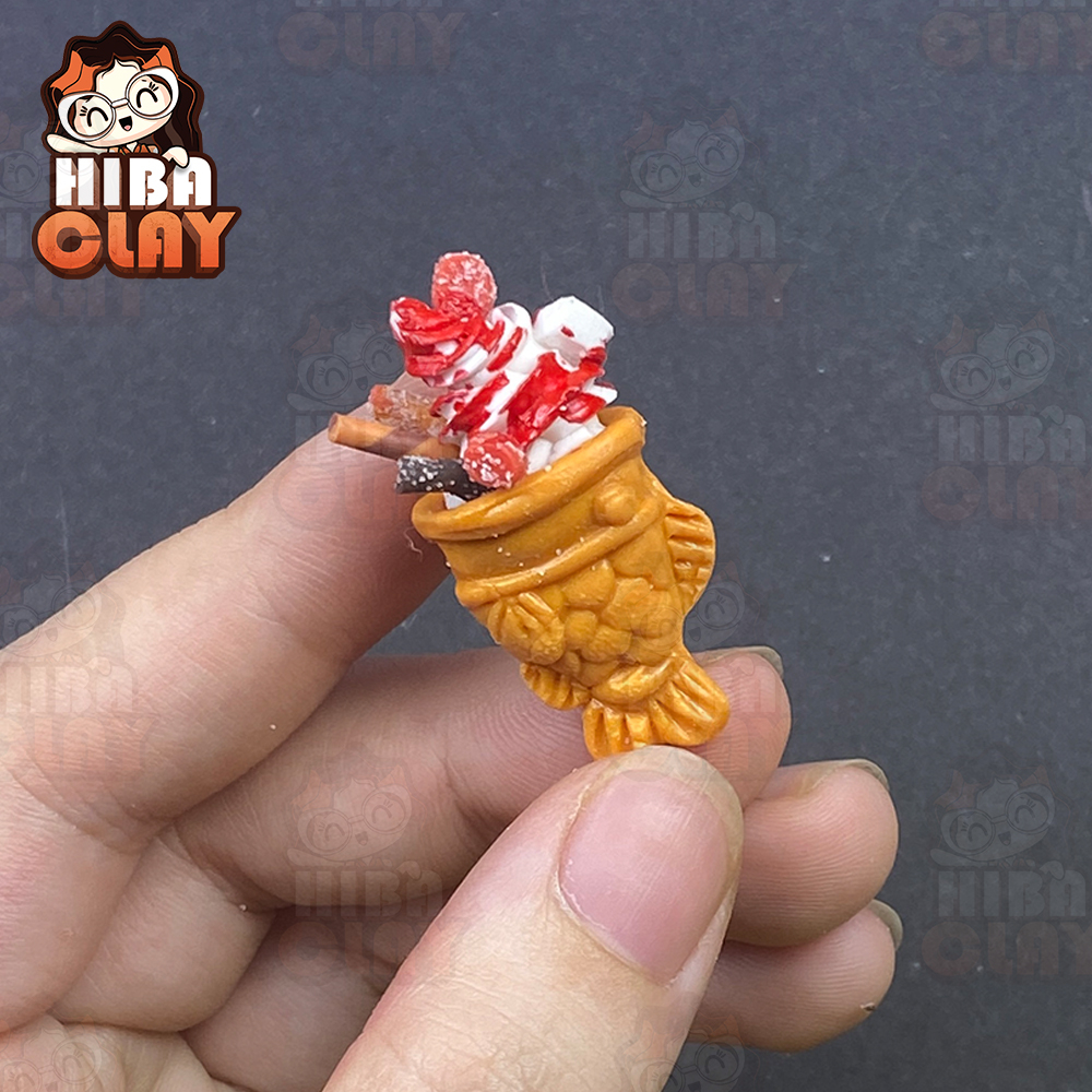 Mô hình kem cá mini, Mini Food, đồ ăn tí hon , đồ ăn mini mô hình cho búp bê DIY