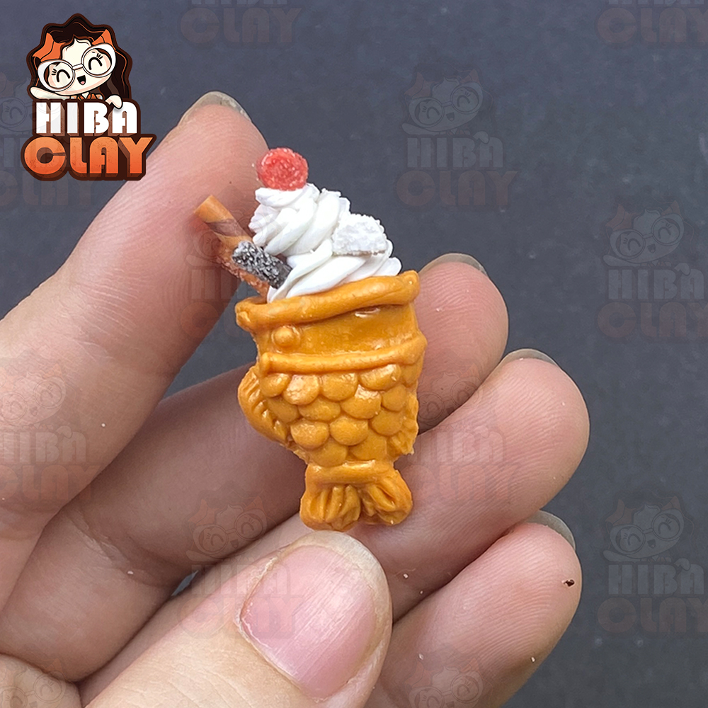 Mô hình kem cá mini, Mini Food, đồ ăn tí hon , đồ ăn mini mô hình cho búp bê DIY
