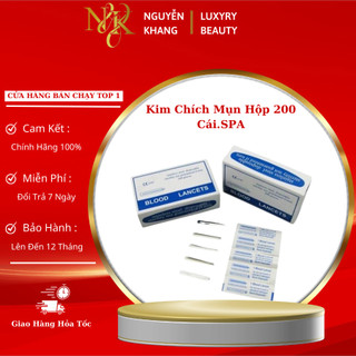 Kim chích mụn kim lấy các loại mụn nặn mụn ncets hộp 200 chiếc