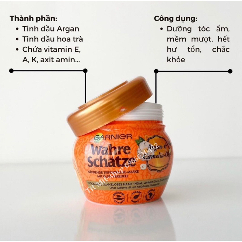 KEM Ủ TÓC GARNIER HẠNH NHÂN 300ml