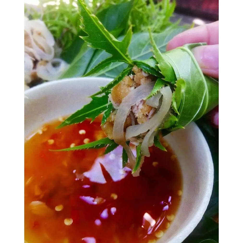 Nem Thính-Nem Nắm Nam Định- Một nắm nem nặng 230g chuẩn vị bắc không tính lá, túi gói