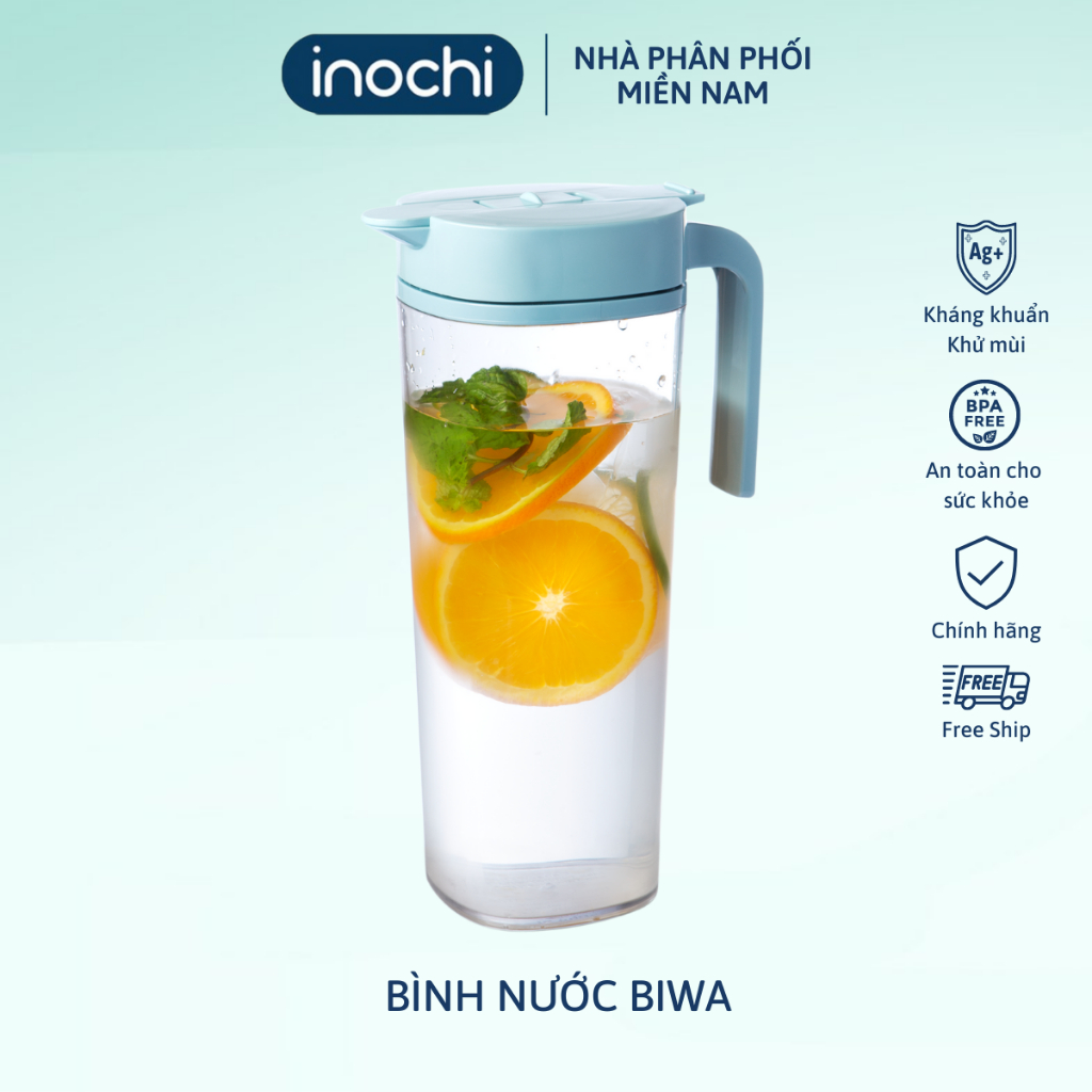 Bình đựng nước Inochi để bàn, tủ lạnh, detox, cao cấp không BPA an toàn, đẹp, giá rẻ, cho phòng khách