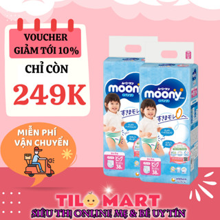  MẪU MỚI  Bỉm quần  Tã quần Moony XL38 bé gái  XL38 girl Moony  