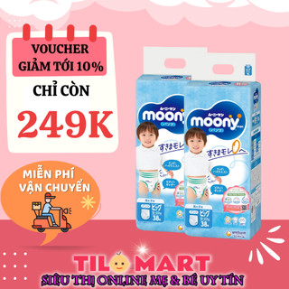 [MẪU MỚI] Bỉm quần/ Tã quần Moony XL38 bé trai (XL38 boy Moony)