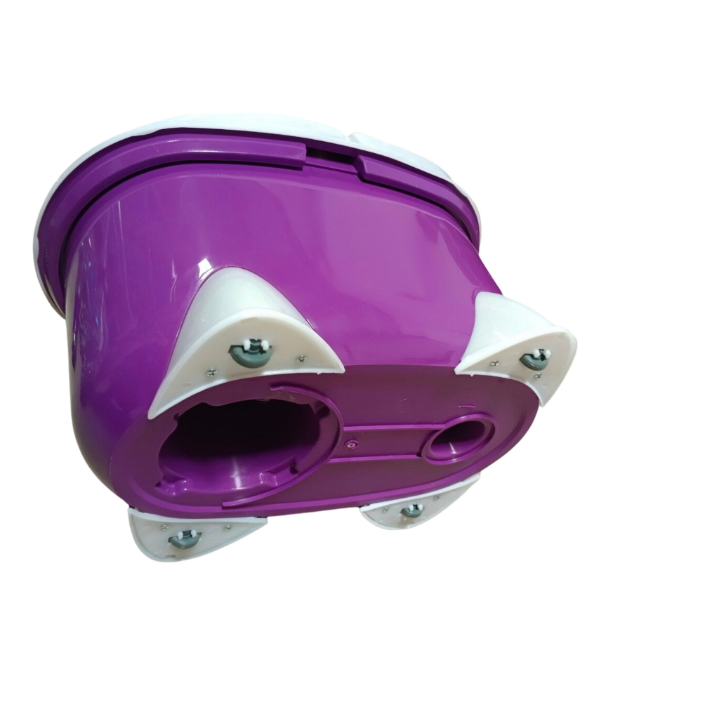 Bộ lau nhà thông minh 360 độ, cây lau nhà tự vắt lồng inox , cây vắt nhanh siêu nhẹ tặng kèm 2 bông