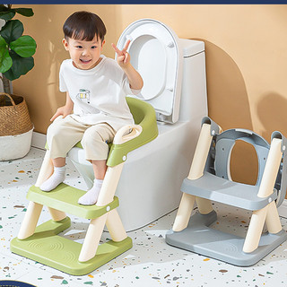 Thang bô vệ sinh Ergo có nắp thu nhỏ bồn cầu gấp gọn tiện lợi dùng cho bé trai và bé gái có sẵn tay vịn đi kèm