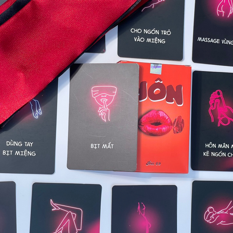 Bộ Bài Tình Yêu 69 Curra HÔN Bộ Bài Chơi Phòng Ngủ Thân Mật Tối Thượng, Lãng Mạn Cho Màn Dạo Đầu Nóng Bỏng và Mặn Nồng