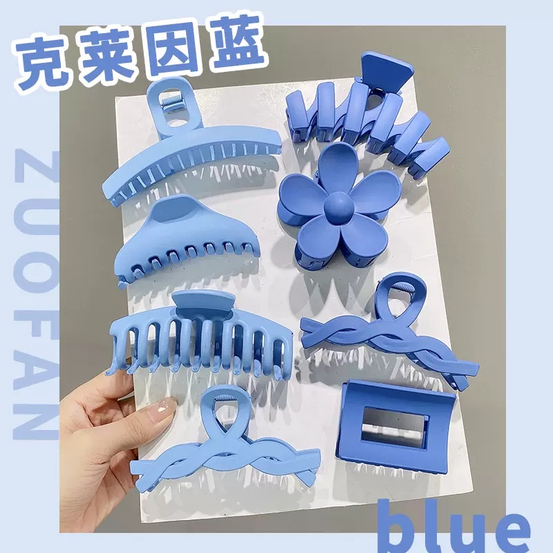 MVP3212 Kẹp tóc càng cua sét 8 chiếc mix mầu style Hàn Quốc tạo nhiều kiểu mẫu