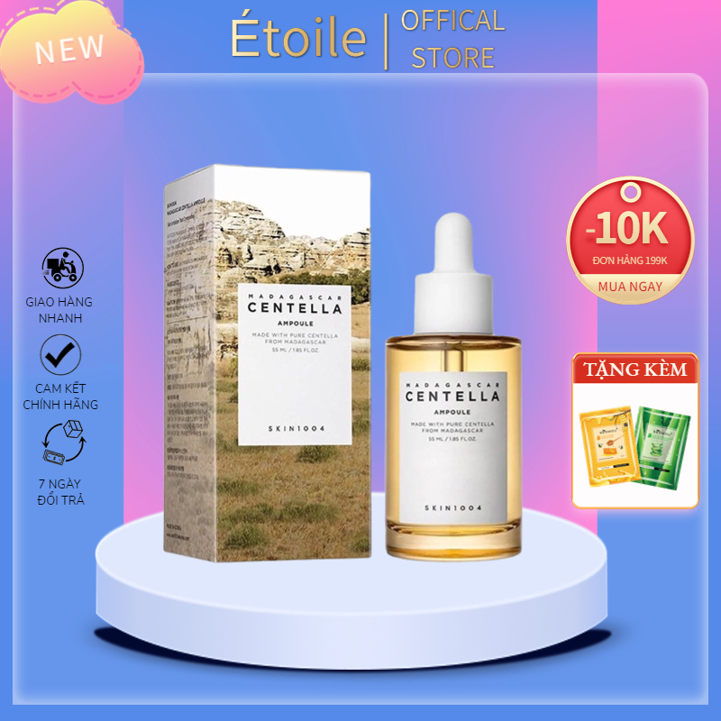 Serum Centella Rau Má 100Ml Tinh Chất Rau Má Skin1004 Madagascar Hỗ Trợ Kiềm Đầu, Làm Sạch Da Giúp Da Thông Thoáng