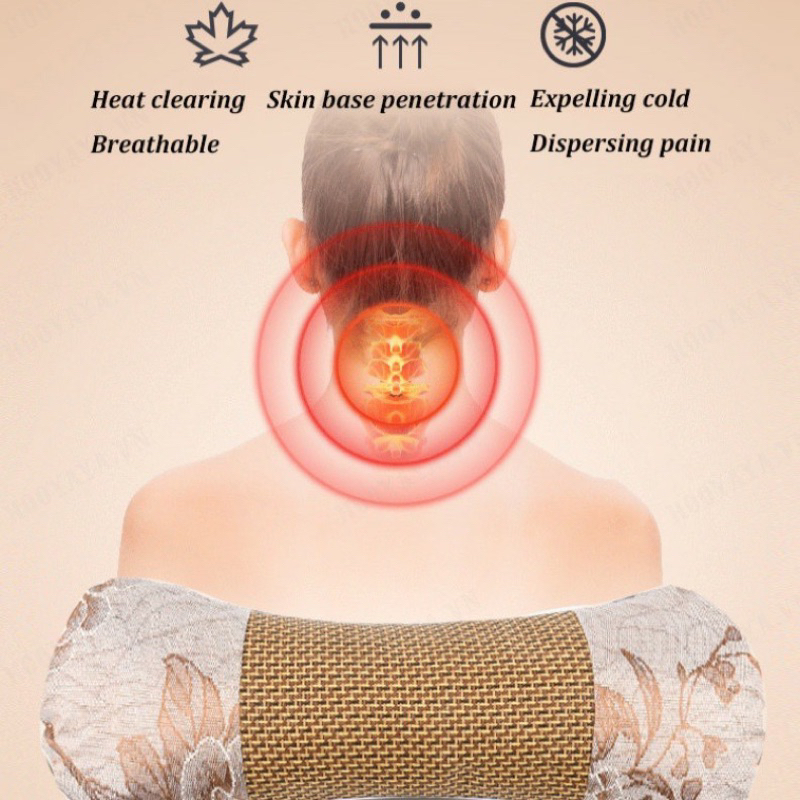 Gối ngải cứu thảo dược chống đau cổ vai gáy