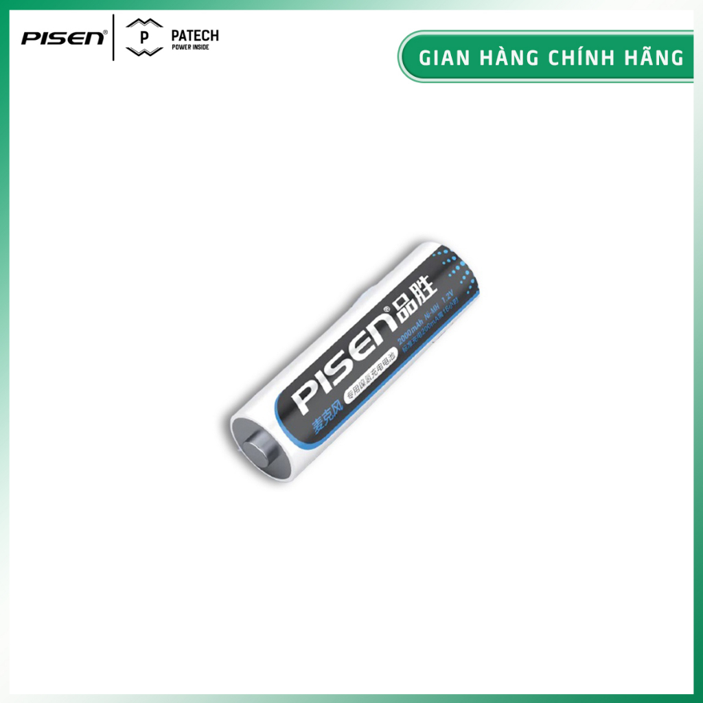Pin Pisen AA5 2000mAh - (NJ-AA5 ), pin thế hệ mới - Hàng chính hãng