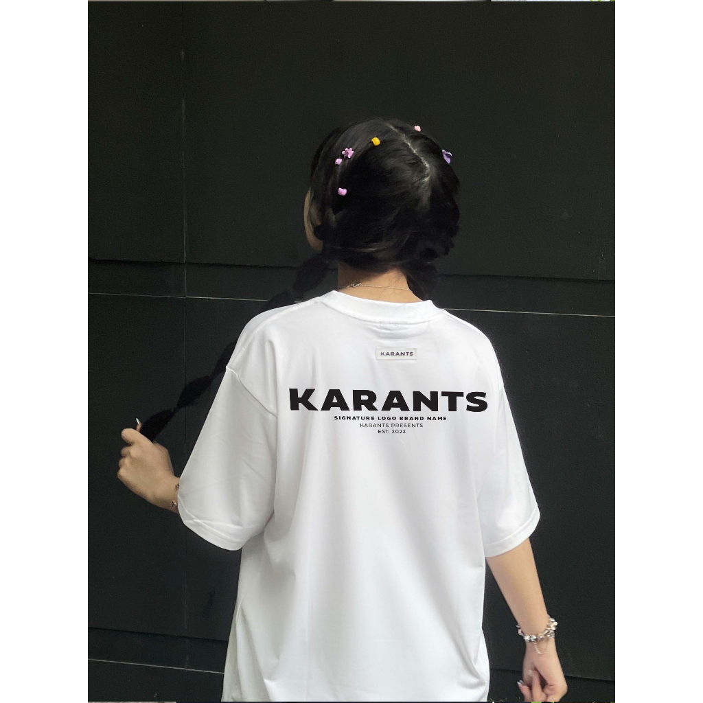 [Mã FADEP0610 giảm 10K đơn 99K] Áo Thun Local Brand Unisex Karants Signature Logo Brand - KR03