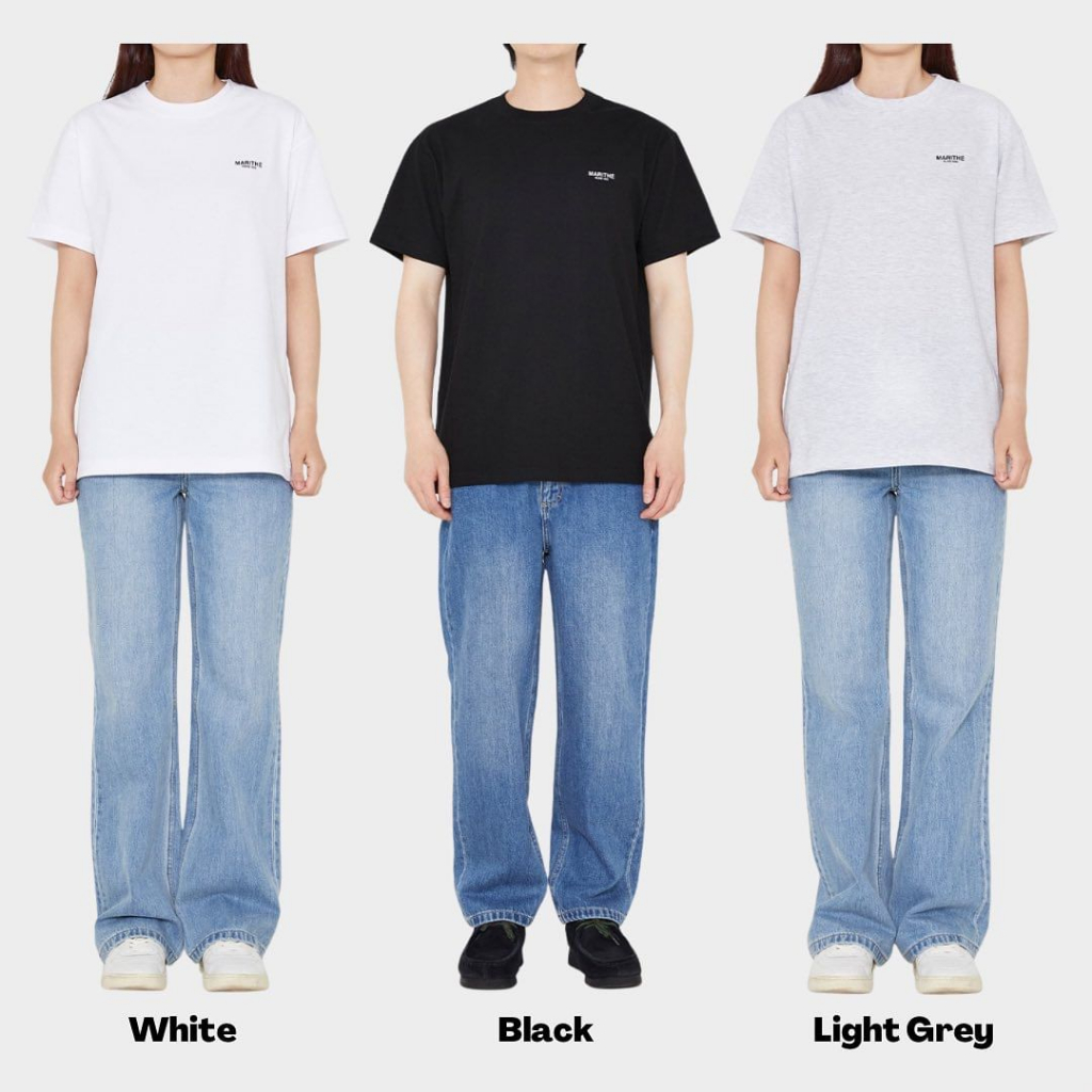 Áo thun MARITHE Regular Logo Tee