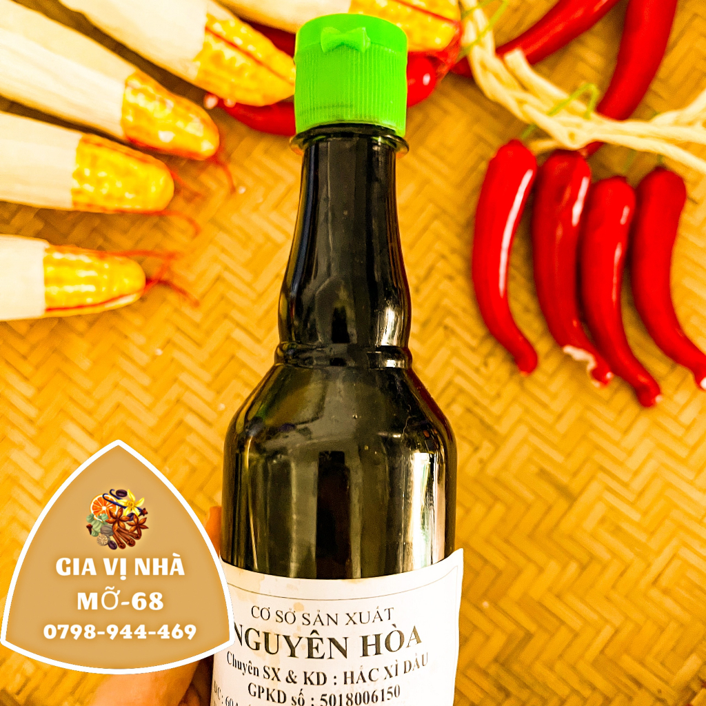 Hắc xì dầu Nguyên Hòa - chai 500ml