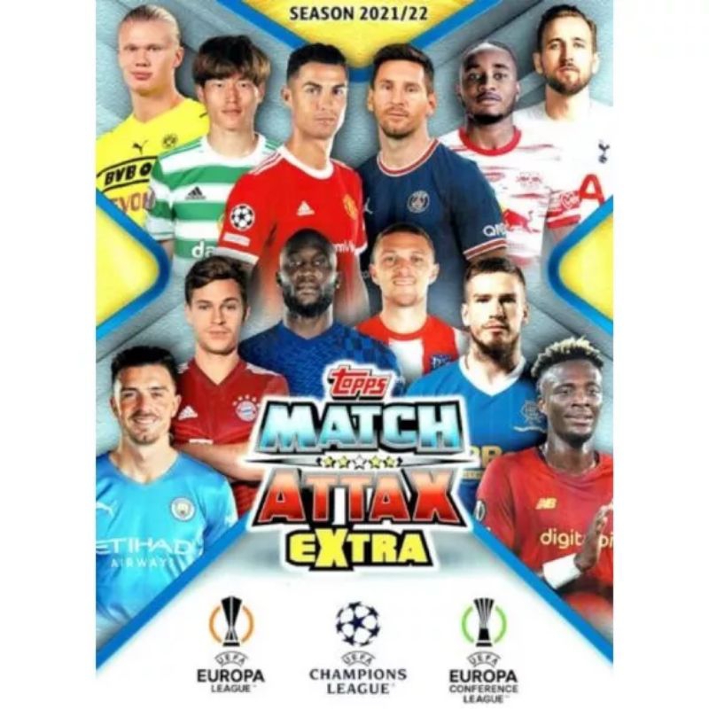 Set thẻ cầu thủ Match Attax extra 21/22