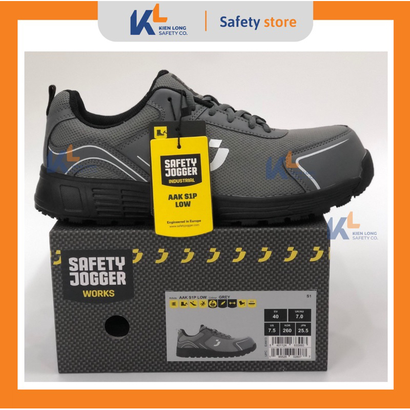 [ CHÍNH HÃNG ] Giày bảo hộ Jogger AAK S1P LOW S1 PS chính hãng
