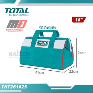 Túi Công Cụ 16inch TOTAL / THT261625 / Tải Trọng Tối Đa 15kg