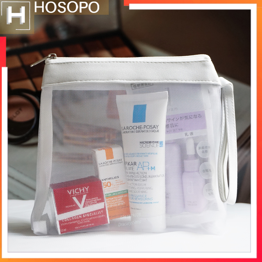 Túi đựng mỹ phẩm Trial Kit dạng lưới