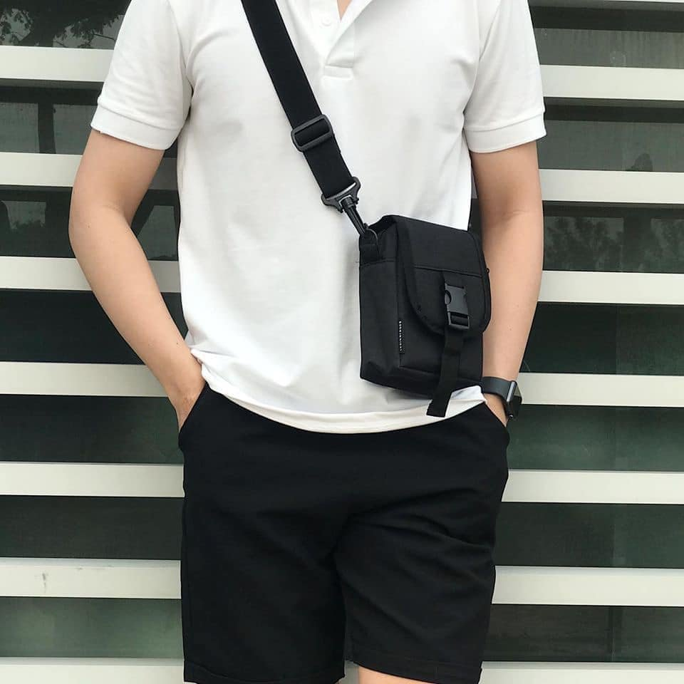 Túi Đeo Chéo Nam Nữ Unisex🎒 FREESHIP 🎒Túi Màu Xanh, Vàng, Đen, Xám, Cam
