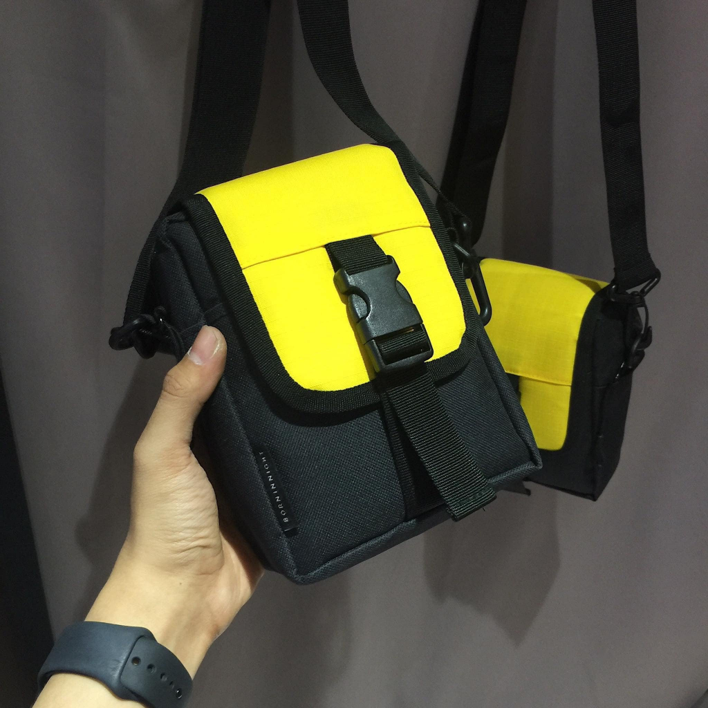 Túi Đeo Chéo Nam Nữ Unisex🎒 FREESHIP 🎒Túi Màu Xanh, Vàng, Đen, Xám, Cam