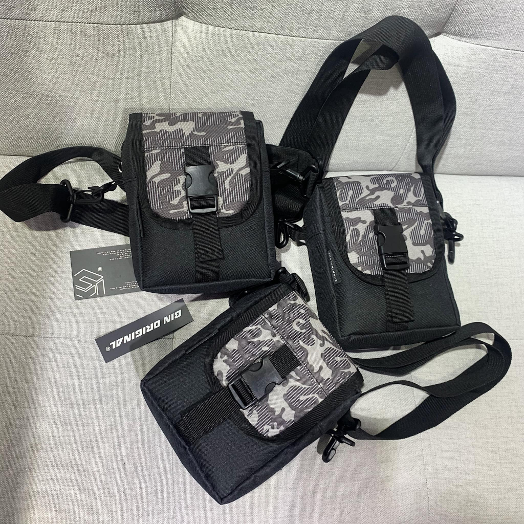 Túi Đeo Chéo Nam Nữ Unisex🎒 FREESHIP 🎒Túi Màu Xanh, Vàng, Đen, Xám, Cam