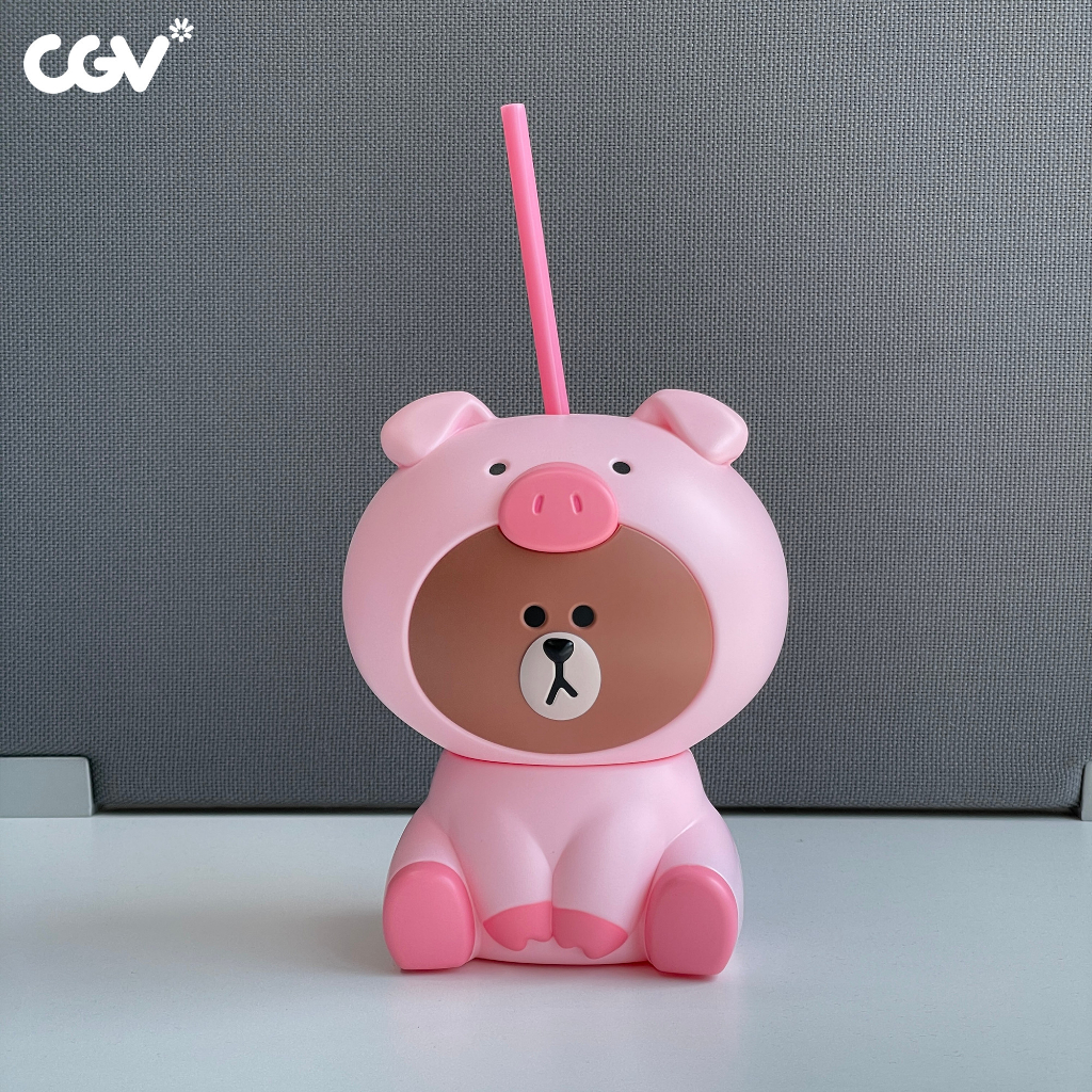 Ly nước CGV Cinemas Vietnam Jungle Brown