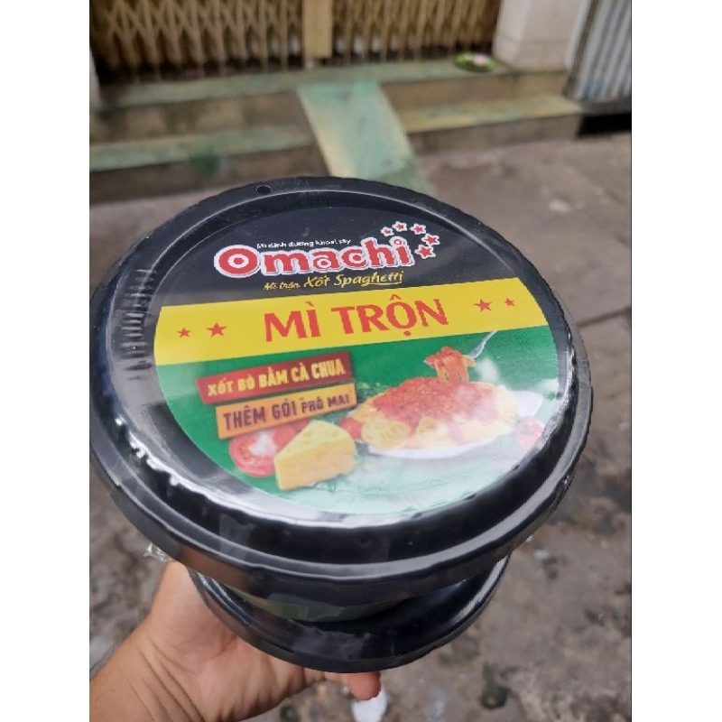 Mì Omachi trộn xốt spaghetti thùng 12 tô