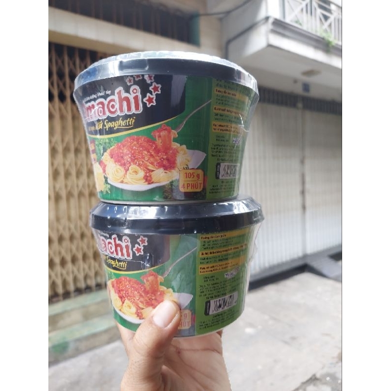 Mì Omachi trộn xốt spaghetti thùng 12 tô