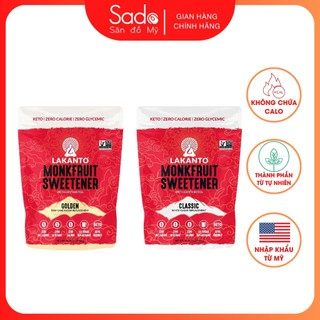 Đường ăn kiêng La Hán Quả - LAKANTO monk fruit 0 calories của Mỹ dành cho người ăn keto, eat clean, tiểu đường