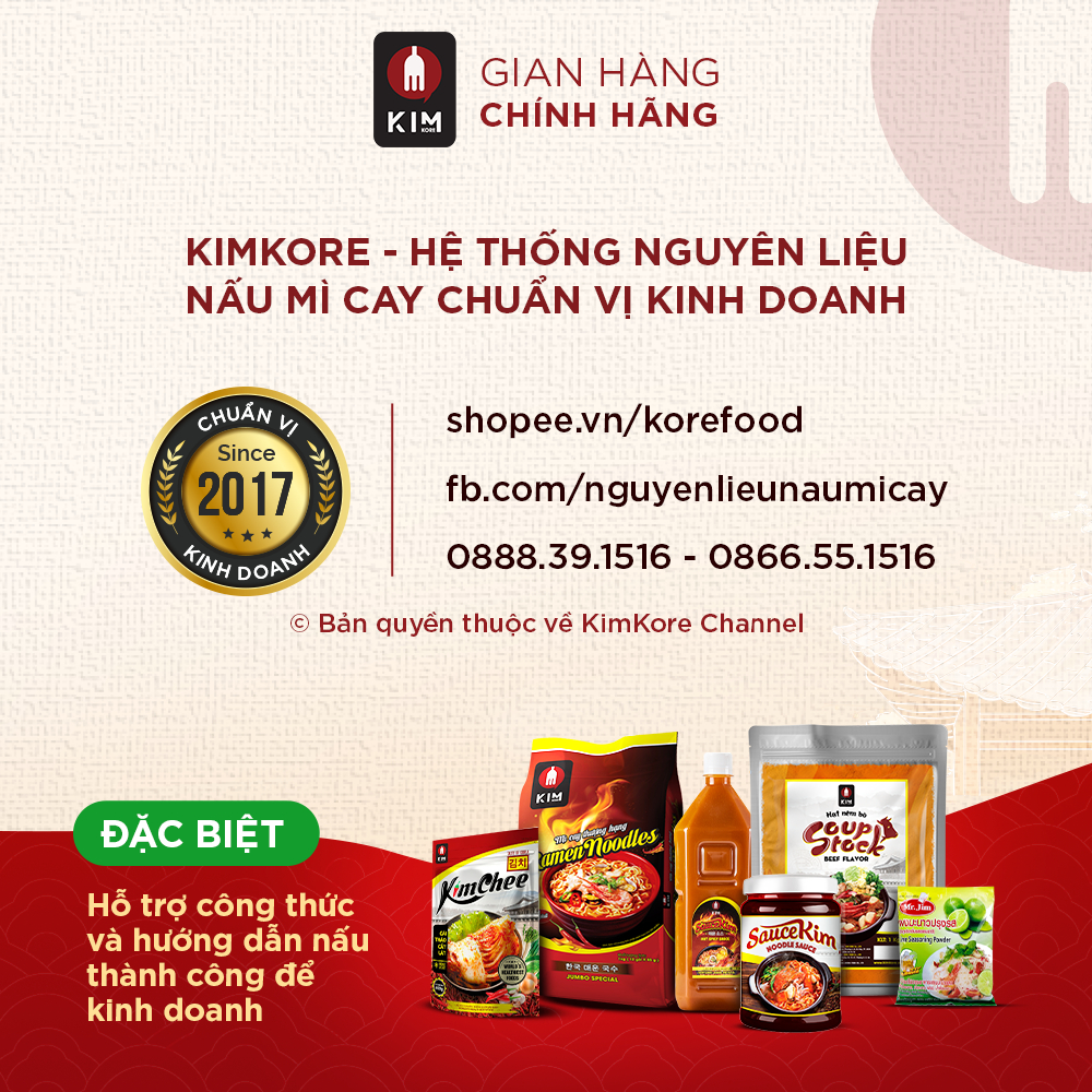Sốt Ớt SauceKim Tạo Cấp Độ Cho Mì Cay