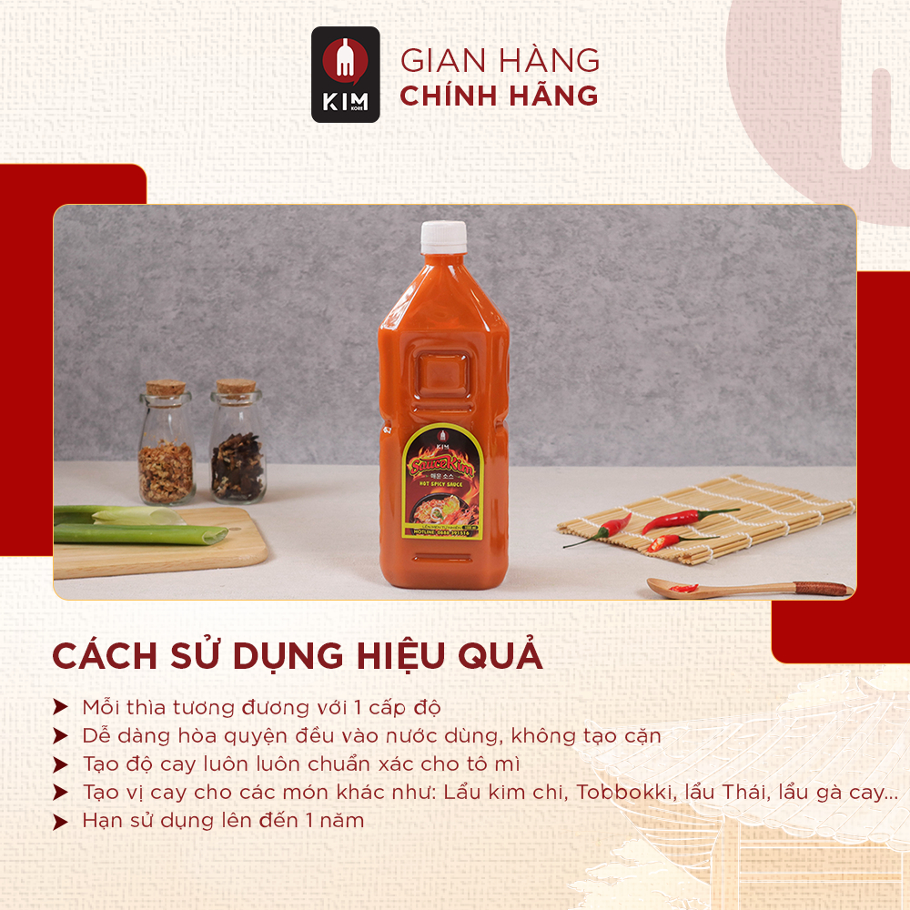 Sốt Ớt SauceKim Tạo Cấp Độ Cho Mì Cay