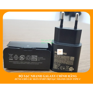 Bộ sạc nhanh Galaxy A70 chính hãng A705 | Sạc siêu nhanh Galaxy A71 A715