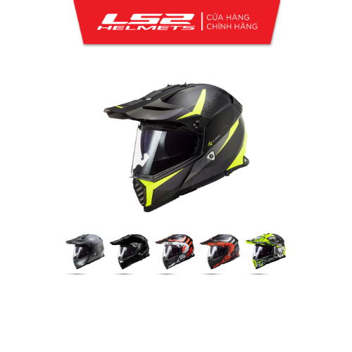Mũ cào cào LS2 MX436 Pioneer Evo 2023 Dual Sport