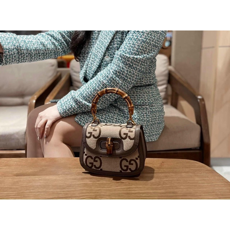 Túi xách có dây đeo chéo đeo vai quai gỗ thời trang