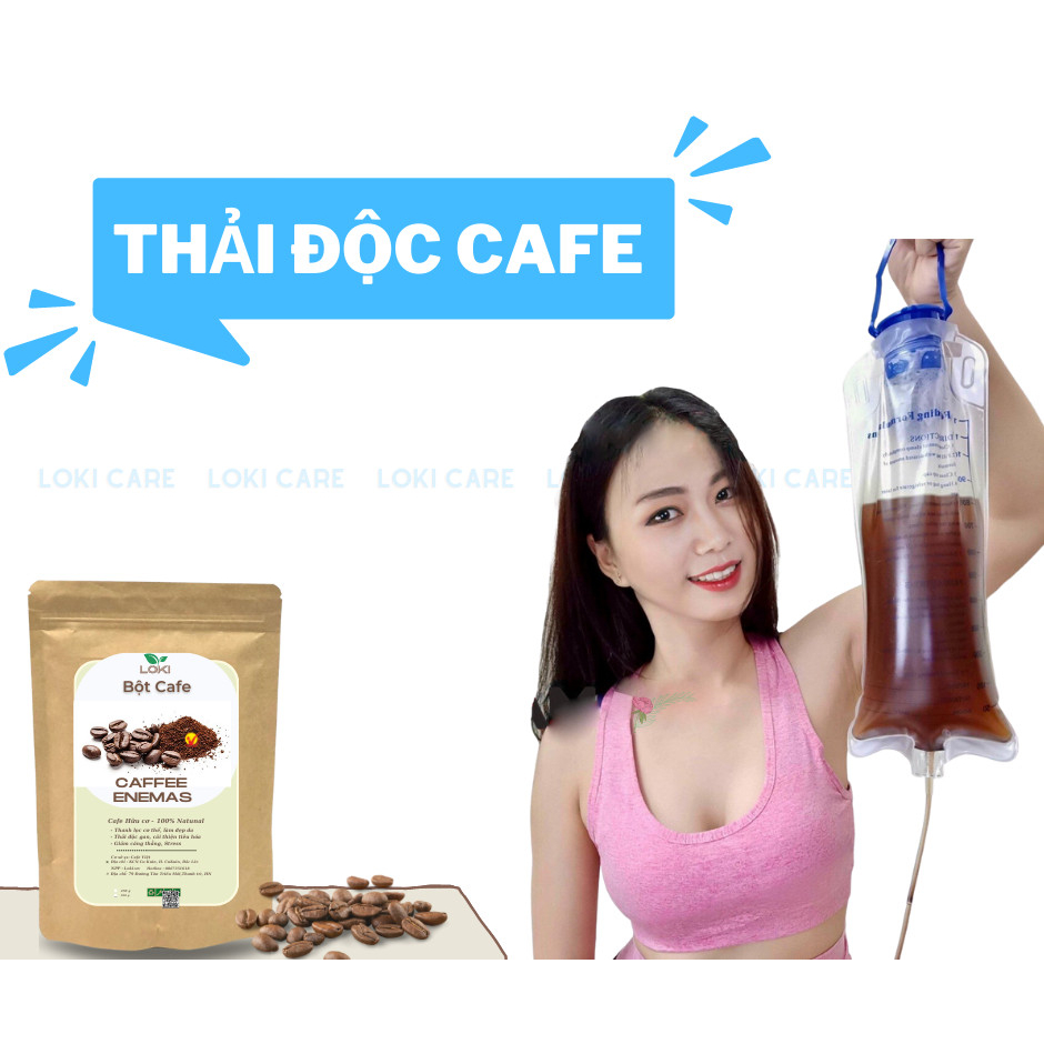 COMBO túi thải độc đại tràng, coffee enema, thụt tháo đại tràng, caphe enema, thải độc cà phê, súc ruột dung tích 1200m