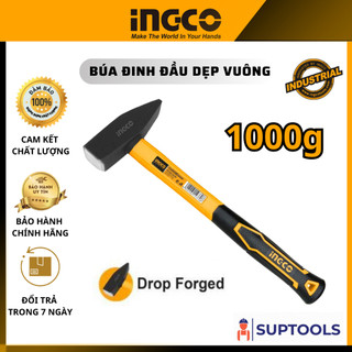 Búa đinh đầu dẹp vuông 1000g ingco hmh881000