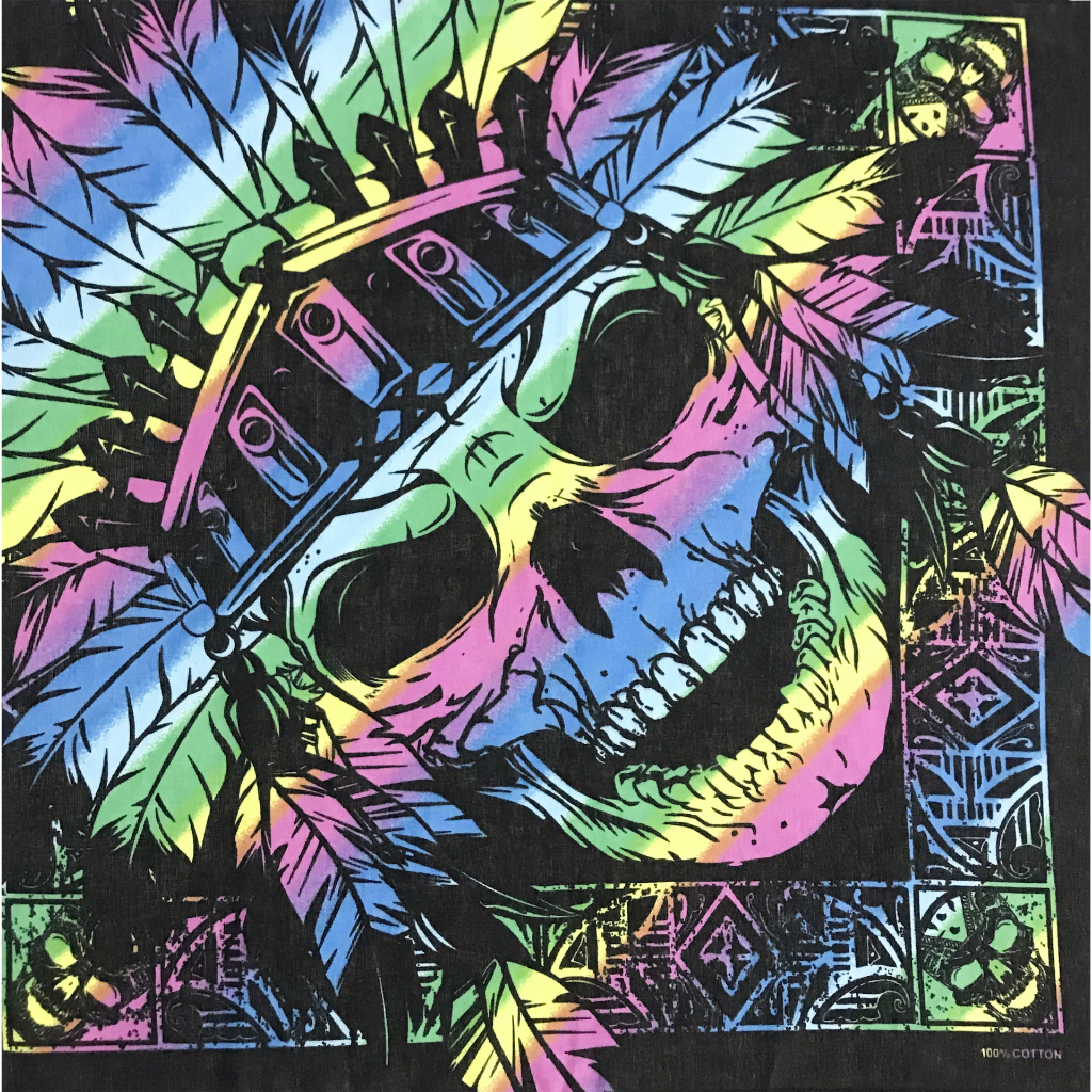 Bandana kull cao cấpKhăn bandana street style