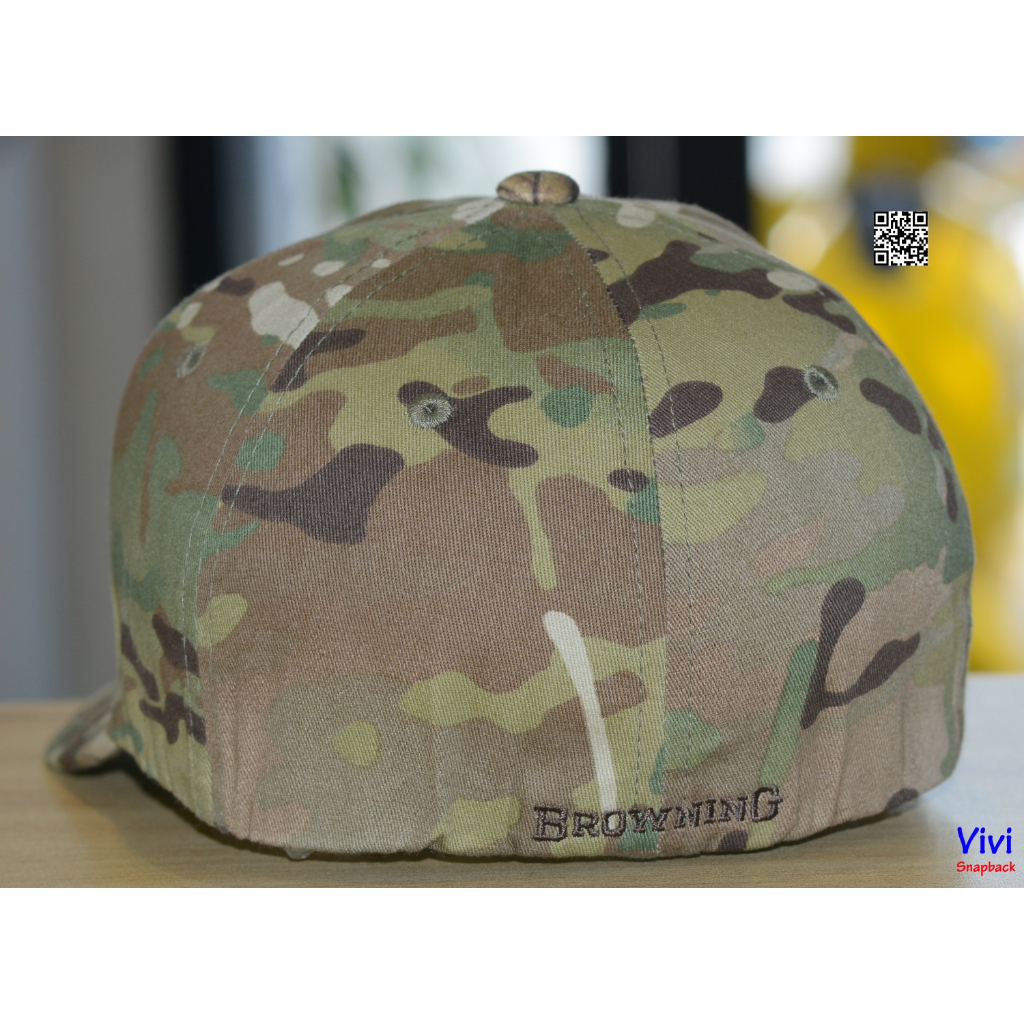 Nón camo bít đuôi Browning Phantom Multicam Camo Fit Cap,mũ lưỡi trai pít đuôi size nhỏ thời trang thể thao