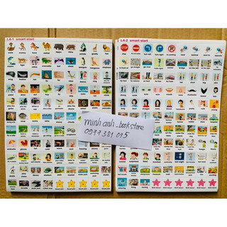 Sticker từ vựng tiếng anh lớp 4 Smart Start