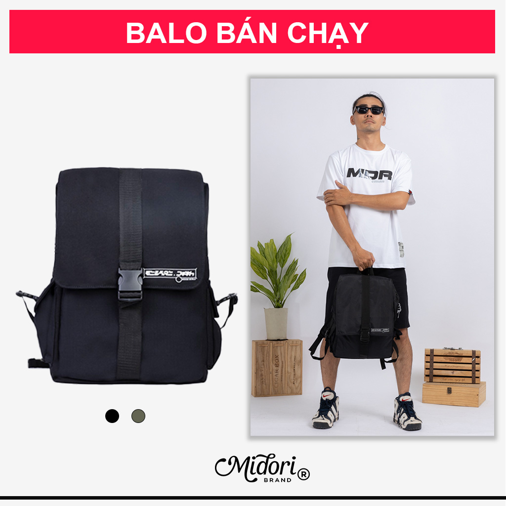 Balo Season 1 đi học thời trang Nam nữ chống nước đựng laptop Japan Classic Local Brand Mi Midori