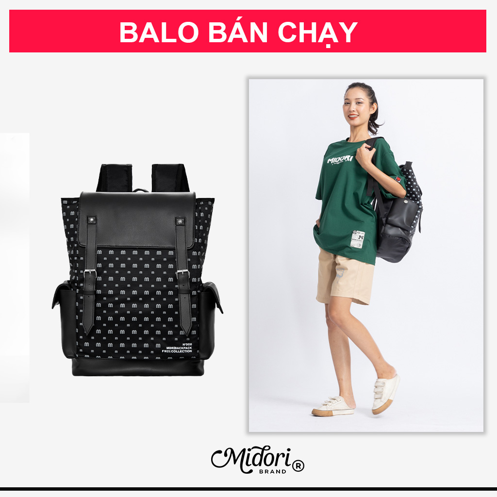 Balo Đi Học Thời Trang Unisex giá rẻ Nam Nữ đựng laptop đi làm chống nước du lịch Season 7 Local Brand Mi Midori