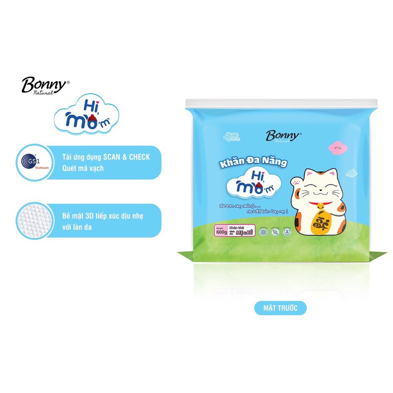 Khăn khô Mipbi cao cấp 600gr