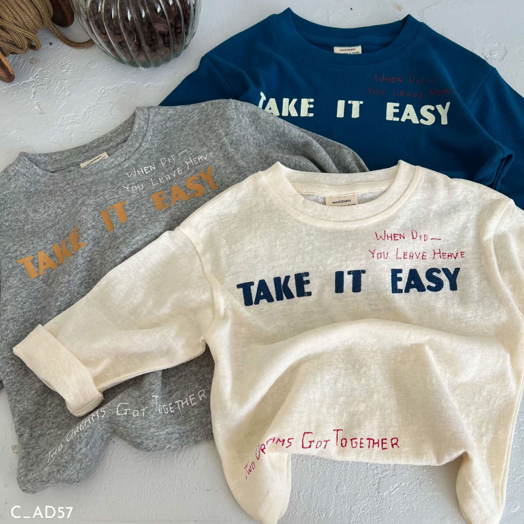 Áo dài Take It EAsy Embes Kids, Áo dài thu đông cho bé trai 11-31kg