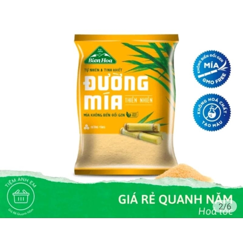 Đường mía Biên Hòa 1kg.